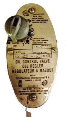 OIL CONTROL VALVE 240VR 4/16 4 CST