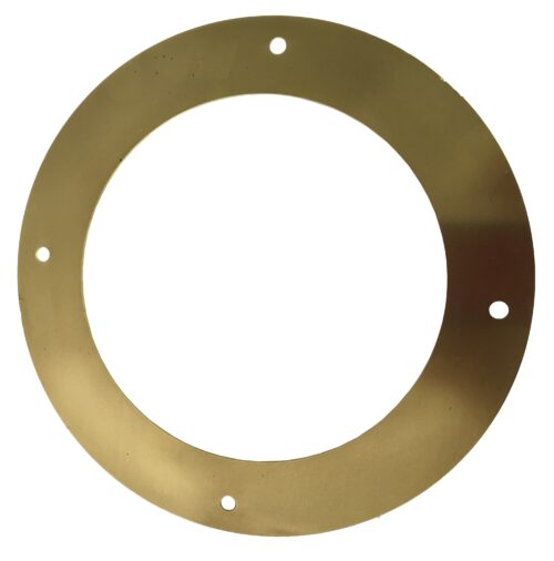 BUBBLE CEILING RING FOR 88.9 & 100MM FLUE PIPE- BRASS