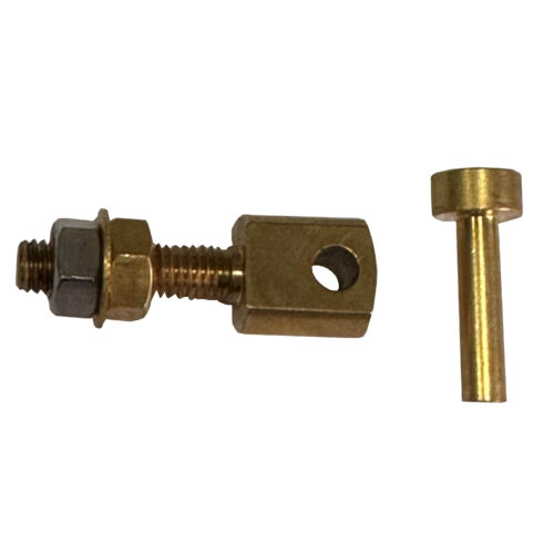 BUBBLE NEW STYLE HINGE POST ASSEMBLY BRASS