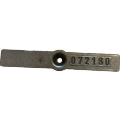 ACR FLUE COLLAR BLANKING PLATE SECURING ARM