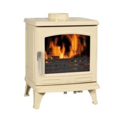 ACR 5KW CAST IRON CREAM  DEFRA MULTIFUEL STOVE BY ACR