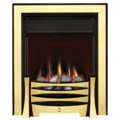 BURLEY 4260R PERCEPTION FLUELESS GAS STOVE WITH REMOTE CONTROL BRASS