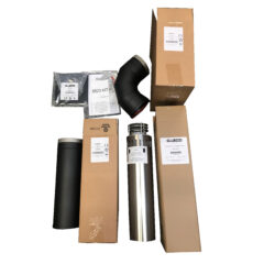 GAZCO BF KIT TOP EXIT UP&OUT B/FLUE KIT ANTHRACITE