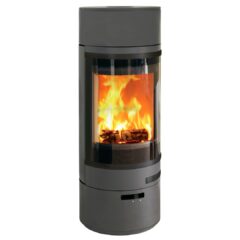 SCAN 85-1 WOOD STOVE GREY WITH BLACK TRIM