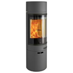 SCAN 85-7 HB WOOD STOVE GREY WITH BLACK TRIM