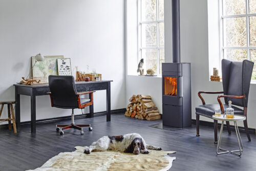 SCAN 41-1 WOOD STOVE IN BLACK