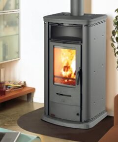 THERMOROSSI 800 EASY WOOD STOVE 1 DUCT/FOOD WARMER