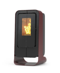 THERMOROSSI CIAO IN RED (BORDEAUX) PELLET STOVE