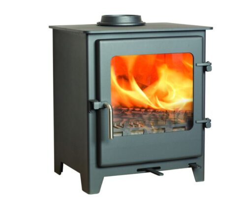 TOWN & COUNTRY SALTBURN ECO BLACK WITHOUT LOG STORE S/S HANDLE STOVE