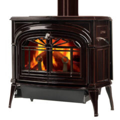 VERMONT ENCORE TWO-IN-ONE WOOD MAJOLICA BROWN STOVE