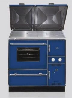 WAMSLER K148 SOLID FUEL CENTRAL HEATING COOKER BLUE/CHROME / LH
