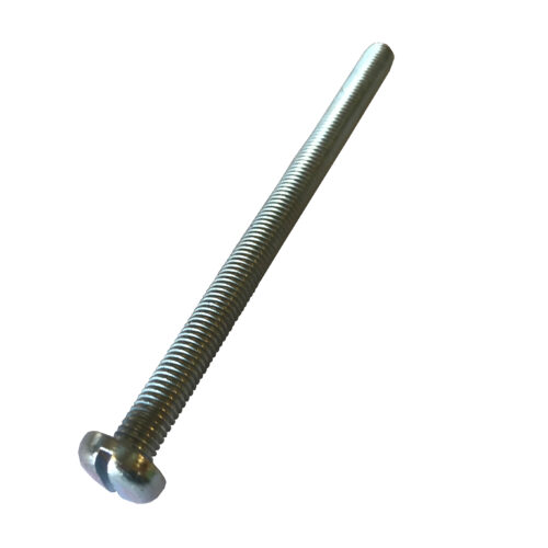 AGA M8 X120 HEX SLOTTED BOLT ZINC PLATED